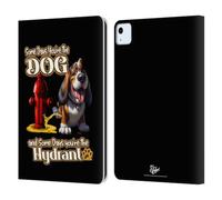 Head Case Designs Officially Licensed D.S. Valori Some Days You're The Dog Kitty And Puppy Leather Wallet Case Compatible With Apple iPad Air 11 2020/2022/2024/2025