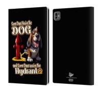 Head Case Designs Officially Licensed D.S. Valori Some Days You're The Dog Kitty And Puppy Leather Wallet Case Compatible With Apple iPad Pro 11 M4 2024