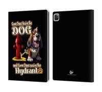 Head Case Designs Officially Licensed D.S. Valori Some Days You're The Dog Kitty And Puppy Leather Wallet Case Compatible With Apple iPad Pro 13 M4 2024