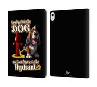 Head Case Designs Officially Licensed D.S. Valori Some Days You're The Dog Kitty And Puppy Leather Wallet Case Compatible With Apple iPad Air 13 2024/2025