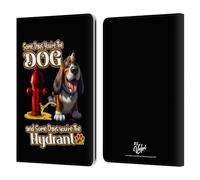 Head Case Designs Officially Licensed D.S. Valori Some Days You're The Dog Kitty And Puppy Leather Wallet Case Compatible With Kindle Paperwhite 1/2 / 3