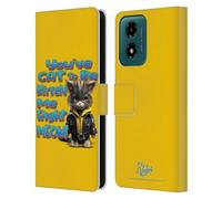 Head Case Designs Officially Licensed D.S. Valori You've Cat To Be Kitten Me Kitty And Puppy Leather Wallet Case Compatible With Motorola Moto G04/G04s/G24 4G
