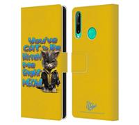 Head Case Designs Officially Licensed D.S. Valori You've Cat To Be Kitten Me Kitty And Puppy Leather Wallet Case Compatible With Huawei P40 lite E