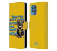 Head Case Designs Officially Licensed D.S. Valori You've Cat To Be Kitten Me Kitty And Puppy Leather Wallet Case Compatible With Motorola Moto G100
