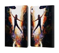 Head Case Designs Officially Licensed Dave Loblaw Dancing In The Moonlight Sci-Fi And Surreal Leather Wallet Case Compatible With Apple iPad Air 13 2024/2025