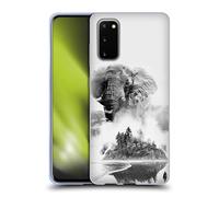 Head Case Designs Officially Licensed Dave Loblaw Elephants In The Mist Forest & Space Gel Case [Military Grade Protection] Compatible With Samsung Galaxy S20 / S20 5G