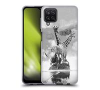 Head Case Designs Officially Licensed Dave Loblaw Giraffe In The Mist Animals Gel Case [Military Grade Protection] Compatible With Samsung Galaxy A12 (2020)
