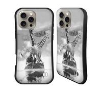 Head Case Designs Officially Licensed Dave Loblaw Giraffe In The Mist Animals Hybrid Case Compatible With Apple iPhone 16 Pro Max