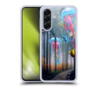 Head Case Designs Officially Licensed Dave Loblaw Jellyfish 2 Forest & Space Gel Case [Military Grade Protection] Compatible With Samsung Galaxy A56 5G