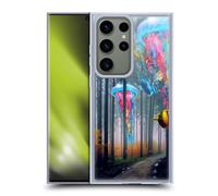 Head Case Designs Officially Licensed Dave Loblaw Jellyfish 2 Forest & Space Gel Case [Military Grade Protection] Compatible With Samsung Galaxy S23 Ultra 5G