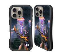 Head Case Designs Officially Licensed Dave Loblaw Jellyfish And The Deer Jellyfish Hybrid Case Compatible With Apple iPhone 16 Pro