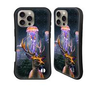 Head Case Designs Officially Licensed Dave Loblaw Jellyfish And The Deer Jellyfish Hybrid Case Compatible With Apple iPhone 16 Pro Max