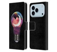 Head Case Designs Officially Licensed Dave Loblaw Light Bulb Moon Sci-Fi And Surreal Leather Wallet Case Compatible With Apple iPhone 17 Pro