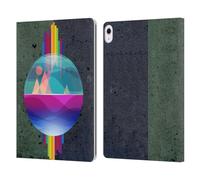 Head Case Designs Officially Licensed Dave Loblaw Mountains Under The Dome Contemporary Art Leather Wallet Case Compatible With Apple iPad Air 13 2024/2025