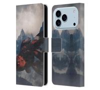 Head Case Designs Officially Licensed Dave Loblaw Night Drifter Sci-Fi And Surreal Leather Wallet Case Compatible With Apple iPhone 17 Pro