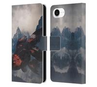 Head Case Designs Officially Licensed Dave Loblaw Night Drifter Sci-Fi And Surreal Leather Wallet Case Compatible With Apple iPhone 16e