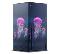 Head Case Designs Officially Licensed Dave Loblaw Pink Jellyfish Sea 2 Game Console Wrap Case Cover Compatible With Xbox Series X