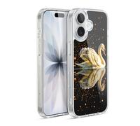 Head Case Designs Officially Licensed Dave Loblaw Swan Lake Reflections Animals Gel Case [Military Grade Protection] Compatible with Apple iPhone 17 and Compatible with MagSafe