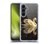 Head Case Designs Officially Licensed Dave Loblaw Swan Lake Reflections Animals Gel Case [Military Grade Protection] Compatible With Samsung Galaxy S24+ 5G