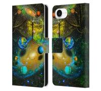 Head Case Designs Officially Licensed Dave Loblaw Universal Forest Sci-Fi And Surreal Leather Wallet Case Compatible With Apple iPhone 16e