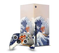 Head Case Designs Officially Licensed Dave Loblaw Wave Surfer Sea 2 Game Console Wrap and Game Controller Skin Bundle Compatible With Xbox Series X