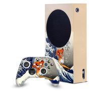 Head Case Designs Officially Licensed Dave Loblaw Wave Surfer Sea 2 Game Console Wrap and Game Controller Skin Bundle Compatible With Xbox Series S Console & Controller Bundle
