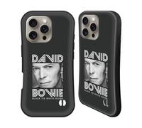 Head Case Designs Officially Licensed David Bowie Black Tie Album Art Hybrid Case Compatible With Apple iPhone 16 Pro