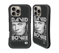 Head Case Designs Officially Licensed David Bowie Black Tie Album Art Hybrid Case Compatible With Apple iPhone 16 Pro Max
