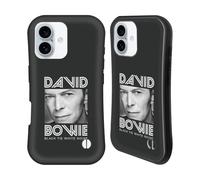 Head Case Designs Officially Licensed David Bowie Black Tie Album Art Hybrid Case Compatible With Apple iPhone 16