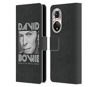 Head Case Designs Officially Licensed David Bowie Black Tie Album Art Leather Book Wallet Case Cover Compatible With Honor 50 Pro