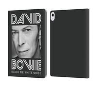 Head Case Designs Officially Licensed David Bowie Black Tie Album Art Leather Wallet Case Compatible With Apple iPad Air 13 2024/2025