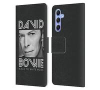 Head Case Designs Officially Licensed David Bowie Black Tie Album Art Leather Wallet Case Compatible With Samsung Galaxy A34 5G