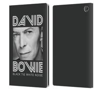 Head Case Designs Officially Licensed David Bowie Black Tie Album Art Leather Wallet Case Compatible With Amazon Fire Max 11 2023
