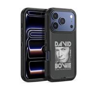 Head Case Designs Officially Licensed David Bowie Black Tie Album Art Ultra-Armoured Shockproof Case [Military Grade Protection] Compatible With Apple iPhone 17 Pro Max