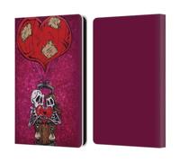 Head Case Designs Officially Licensed David Lozeau Day Of The Dead Colourful Grunge Leather Wallet Case Compatible With Amazon Kindle Paperwhite 6