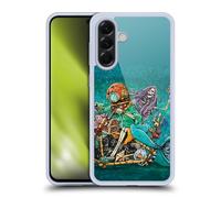 Head Case Designs Officially Licensed David Lozeau Mermaid And Driver Motorcycle Colourful Art Gel Case [Military Grade Protection] Compatible With Samsung Galaxy A56 5G