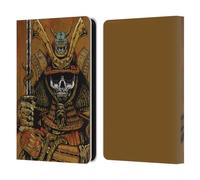 Head Case Designs Officially Licensed David Lozeau Samurai Colourful Grunge Leather Wallet Case Compatible With Amazon Kindle 11th Gen 6in 2022