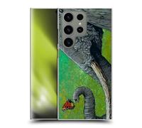 Head Case Designs Officially Licensed David Lozeau The Elephant Colourful Grunge Hard Back Case Compatible With Samsung Galaxy S24 Ultra 5G