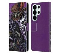 Head Case Designs Officially Licensed David Lozeau Voodoo Priest Colourful Grunge Leather Wallet Case Compatible With Samsung Galaxy S26 Ultra