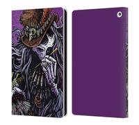 Head Case Designs Officially Licensed David Lozeau Voodoo Priest Colourful Grunge Leather Wallet Case Compatible With Fire HD 8/Fire HD 8 Plus 2020