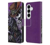 Head Case Designs Officially Licensed David Lozeau Voodoo Priest Colourful Grunge Leather Wallet Case Compatible With Samsung Galaxy S26