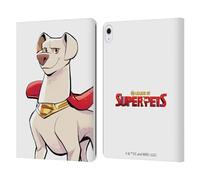 Head Case Designs Officially Licensed DC League Of Super Pets Krypto Graphics Leather Wallet Case Compatible With Apple iPad Air 13 2024/2025