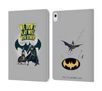 Head Case Designs Officially Licensed DC League Of Super Pets We Don't Play Well With Others Graphics Leather Wallet Case Compatible With Apple iPad Air 13 2024/2025