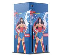 Head Case Designs Officially Licensed DC Women Core Wonder Woman Compositions Game Console Wrap Case Cover Compatible With Xbox Series X