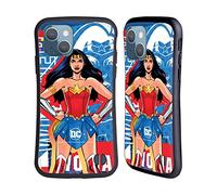 Head Case Designs Officially Licensed DC Women Core Wonder Woman Compositions Hybrid Case Compatible With Apple iPhone 13