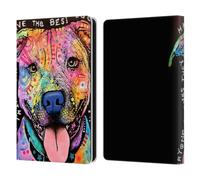 Head Case Designs Officially Licensed Dean Russo Best Dog Dogs 3 Leather Wallet Case Compatible With Amazon Kindle Paperwhite 6