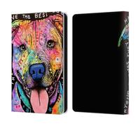 Head Case Designs Officially Licensed Dean Russo Best Dog Dogs 3 Leather Wallet Case Compatible With Amazon Kindle 11th Gen (2024)