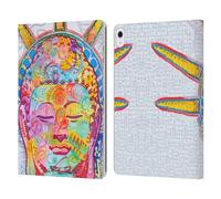 Head Case Designs Officially Licensed Dean Russo Buddha Liberty Pop Culture Leather Wallet Case Compatible With Apple iPad Air 13 2024/2025