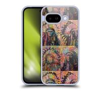 Head Case Designs Officially Licensed Dean Russo Chiefs Quadrant Pop Culture Gel Case [Military Grade Protection] Compatible With Google Pixel 9A