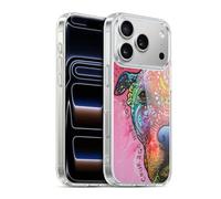 Head Case Designs Officially Licensed Dean Russo Courage, Hope & Love Dogs 3 Gel Case [Military Grade Protection] Compatible with Apple iPhone 17 Pro and Compatible with MagSafe